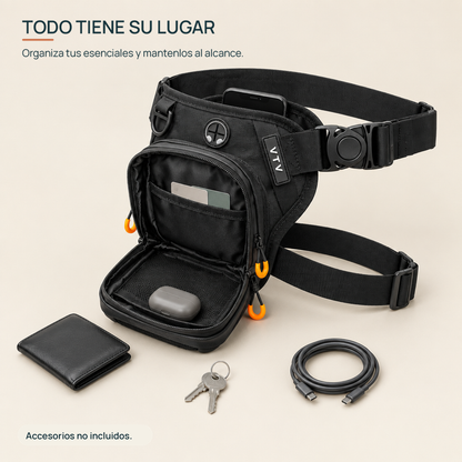 Organización interior del Bolso X1; accesorios no incluidos
